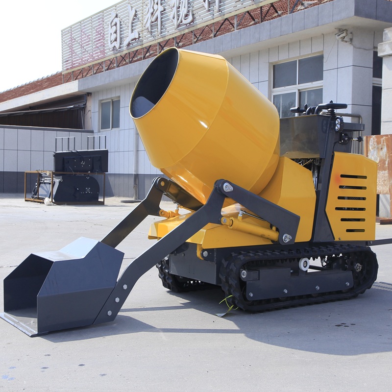 Tracked Self-Loading Concrete Mixer